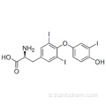 0- (4-Hidroksi-3-iyodofenil) -3,5-diiyodo-L-tirozin CAS 6893-02-3